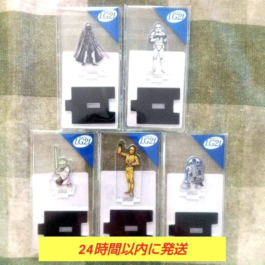 スターウォーズ 5点セット Amazon.co.jp: 明治LG21 スターウォーズ アクリルスタンド